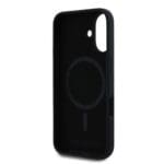 Karl Lagerfeld Liquid Silicone Karl and Choupette MagSafe Black iPhone 16 Plus Tok