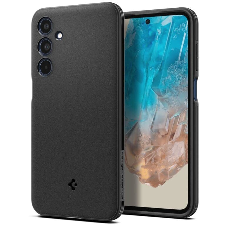 Spigen Essential Sandblast Matte Black Samsung Galaxy M35 Tok