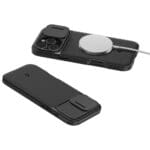 Spigen Optik Armor Mag MagSafe Black iPhone 16 Pro Max Tok