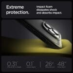 Spigen Rugged Armor Mag MagSafe Matte Black iPhone 16 Pro Tok