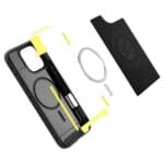 Spigen Rugged Armor Mag MagSafe Matte Black iPhone 16 Pro Tok