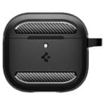 Spigen Rugged Armor Matte Black AirPods 4 Tok