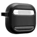 Spigen Rugged Armor Matte Black AirPods 4 Tok
