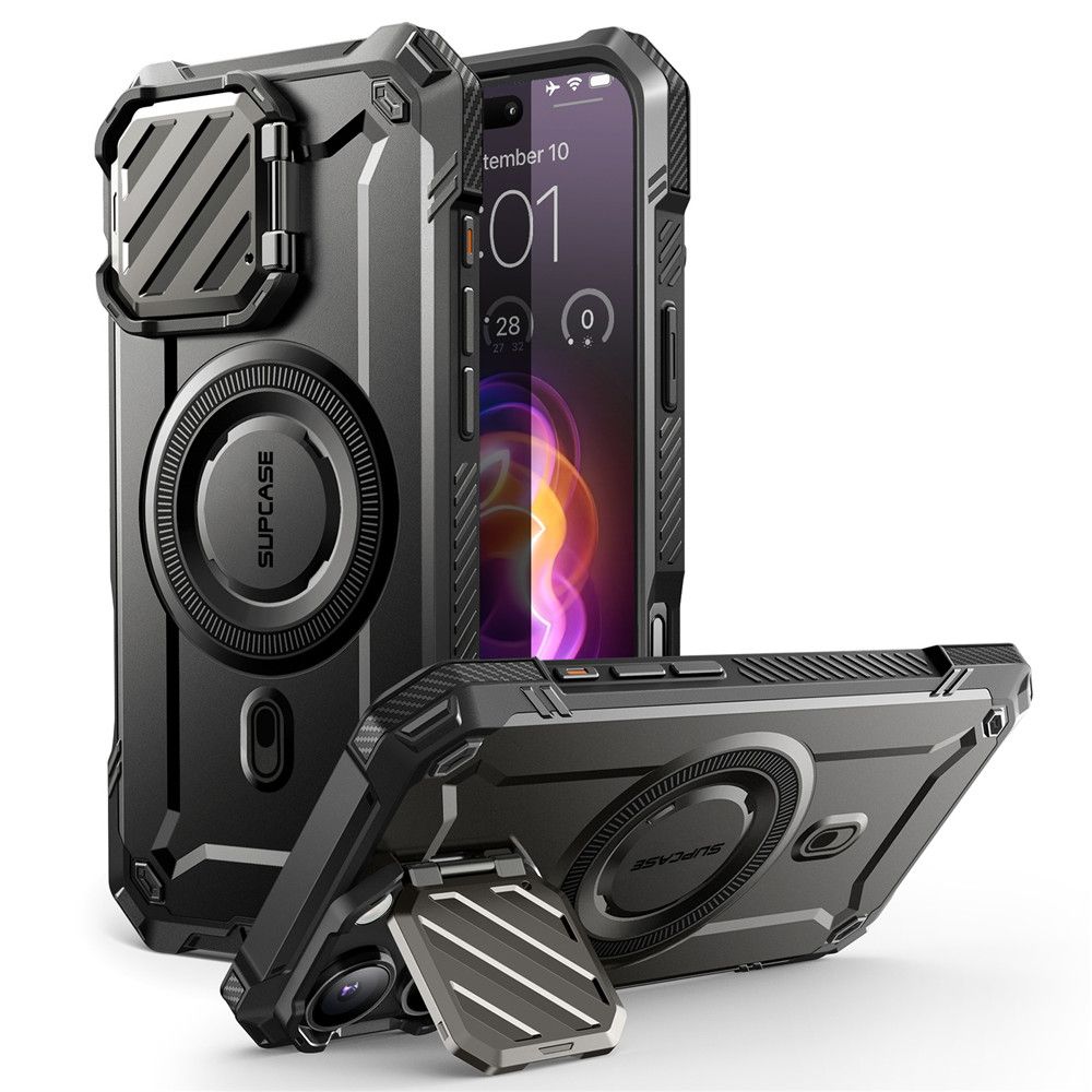 Supcase Ub Xt Mag MagSafe Black iPhone 16 Tok