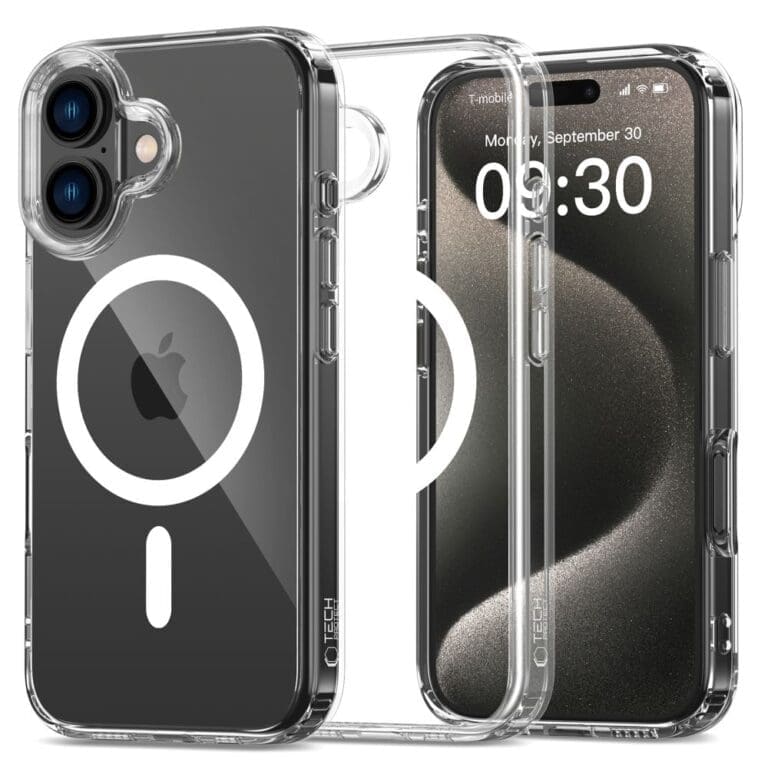 Tech-Protect Flexair Hybrid MagSafe Clear iPhone 16 Tok