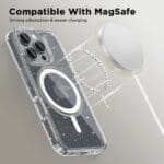 Tech-Protect Flexair Hybrid MagSafe Glitter iPhone 16 Pro Max Tok