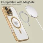 Tech-Protect Magflex MagSafe Shiny Gold iPhone 16 Pro Max Tok
