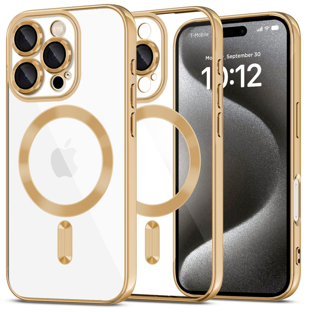 Tech-Protect Magflex MagSafe Shiny Gold iPhone 16 Pro Max Tok
