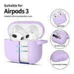 Tech-Protect Silicone Hook Lavender AirPods 3 Tok