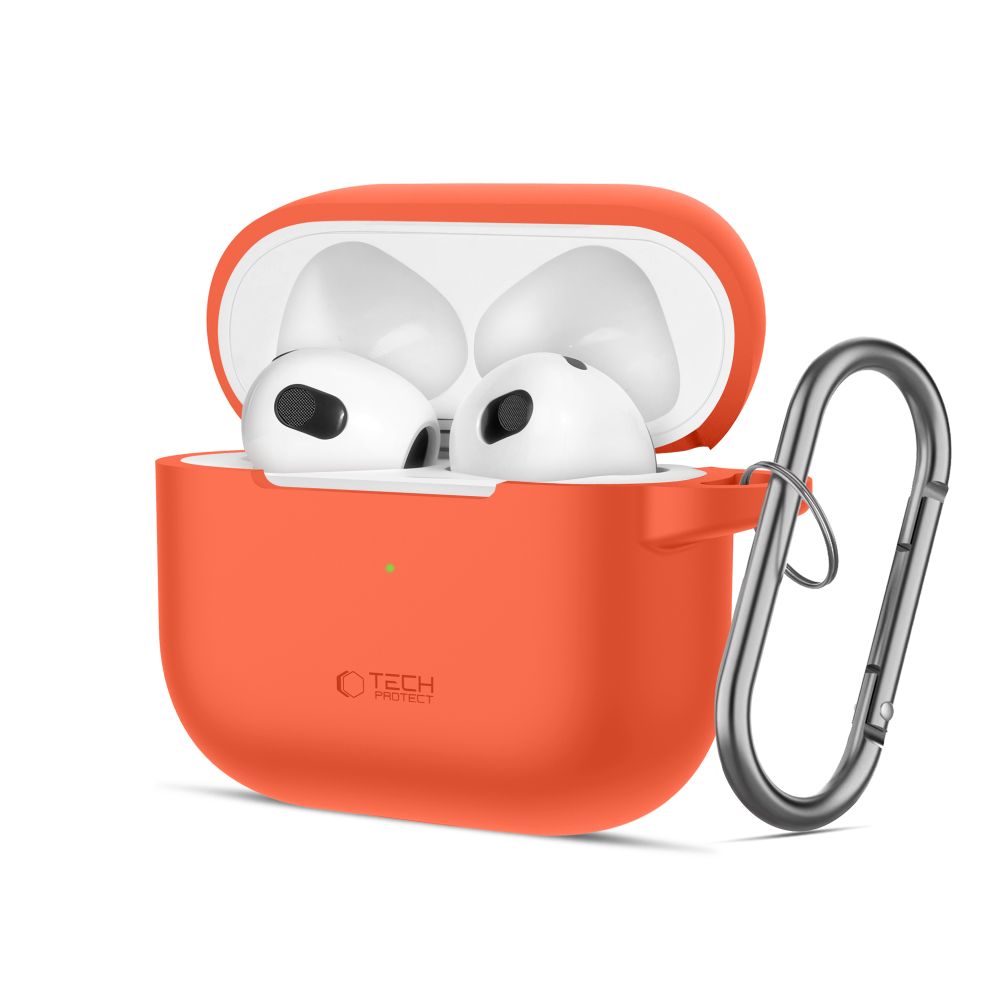 Tech-Protect Silicone Hook Neon Orange AirPods 3 Tok