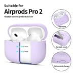 Tech-Protect Silicone Lavender AirPods Pro 1/2 Tok
