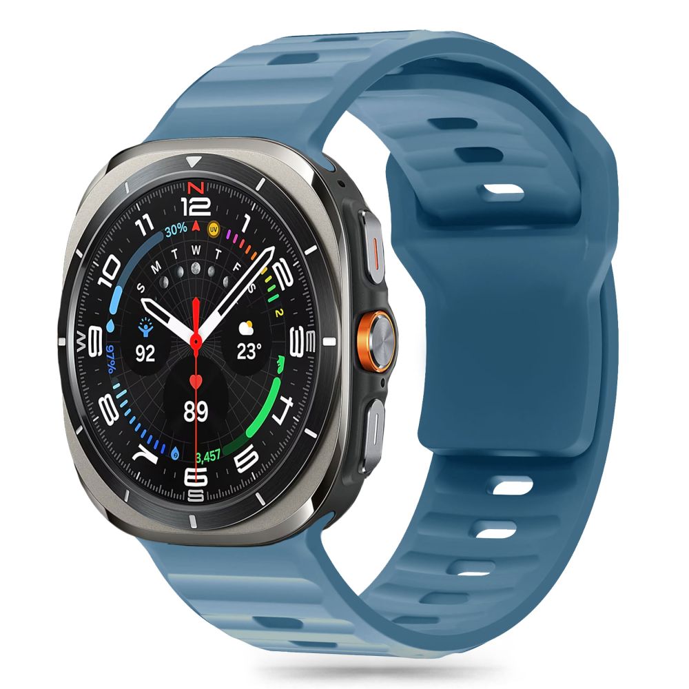 Tech-Protect Silicone Line Samsung Galaxy Watch Ultra (47 mm) Montego Blue