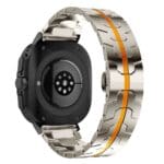 Tech-Protect Stainless Line Samsung Galaxy Watch Ultra (47 mm) Titanium/Orange