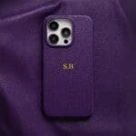 DKNY PU Leather Repeat Pattern Stack Logo MagSafe Black iPhone 16 Pro Tok