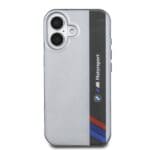 BMW IML Motorsport Vertical Stripe Grey iPhone 16 Plus Tok