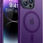 Frosted Magsafe BHcase Dark Purple iPhone 13 Pro Tok