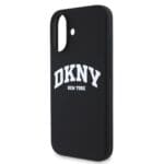 DKNY Liquid Silicone Arch Logo MagSafe Black iPhone 16 Plus Tok