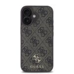 Guess PU 4G Small Metal Logo MagSafe Brown iPhone 16 Tok