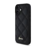 Guess PU Leather Quilted Black iPhone 16 Tok