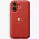 BHcase Camera Leather Monogram Baby Blue iPhone 16 Tok