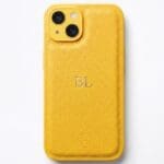 BHcase Camera Leather Monogram Baby Blue iPhone 15 Tok