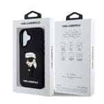 Karl Lagerfeld 3D Rubber Ikonik Black iPhone 16 Tok