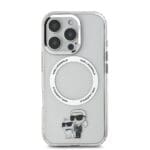 Karl Lagerfeld IML Karl and Choupette MagSafe Transparent iPhone 16 Pro Max Tok