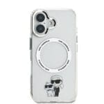 Karl Lagerfeld IML Karl and Choupette MagSafe Transparent iPhone 16 Tok