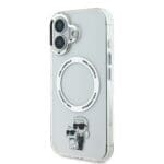 Karl Lagerfeld IML Karl and Choupette MagSafe Transparent iPhone 16 Tok