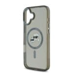 Karl Lagerfeld IML K&CH Heads Metal Frame MagSafe Black iPhone 16 Tok