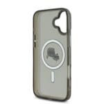 Karl Lagerfeld IML K&CH Heads Metal Frame MagSafe Black iPhone 16 Tok