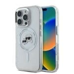 Karl Lagerfeld IML K&CH Heads Metal Frame MagSafe Transparent iPhone 16 Pro Tok