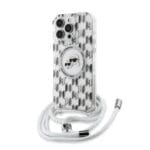 Karl Lagerfeld IML Monogram Crossbody K&CH Heads MagSafe Transparent iPhone 16 Pro Max Tok