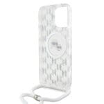 Karl Lagerfeld IML Monogram Crossbody K&CH Heads MagSafe Transparent iPhone 16 Pro Max Tok