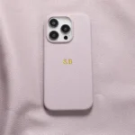 BHcase Leather Monogram Light Purple iPhone 13 Tok