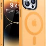 Frosted Magsafe BHcase Orange iPhone 13 Pro Tok