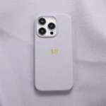 BHcase Leather Monogram Purplish iPhone 13 Tok