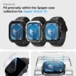 Spigen Elite Shield ”Ez Fit” 2-Pack Apple Watch 10 (46 mm) Clear