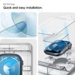 Spigen Elite Shield ”Ez Fit” 2-Pack Apple Watch 10 (46 mm) Clear