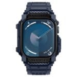 Spigen Rugged Armor ”Pro” Apple Watch 10 (46 mm) Navy Blue