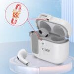 Tech-Protect Slim Hook White AirPods 4 Tok