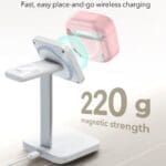 ESR Pulse Halolock MagSafe Pink AirPods 4 Tok