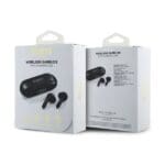 Guess Elongated Metallic ENC TWS Wireless Headphones Black