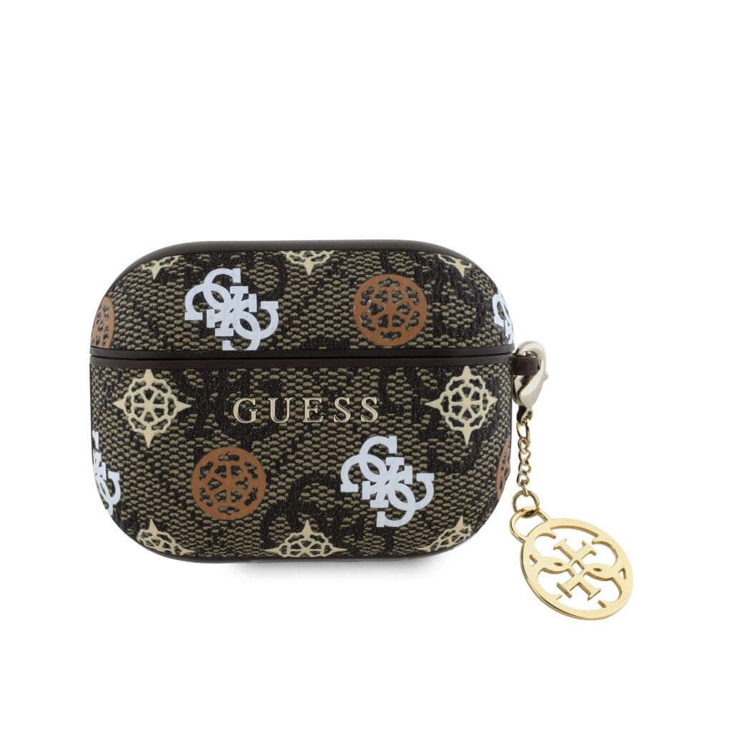 Guess PU 4G Peony Charm Brown AirPods Pro Tok