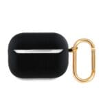 Guess PU Grained Classic Logo Black AirPods Pro 2 Tok