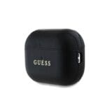 Guess PU Grained Classic Logo Black AirPods Pro 2 Tok