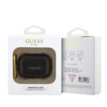 Guess PU Grained Classic Logo Black AirPods Pro 2 Tok