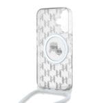 Karl Lagerfeld IML Monogram Crossbody K&CH Heads MagSafe Transparent iPhone 16 Tok