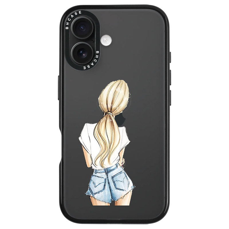 Blonde Back Girl iPhone 16 Tok