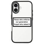 Criticise Generation iPhone 16 Tok
